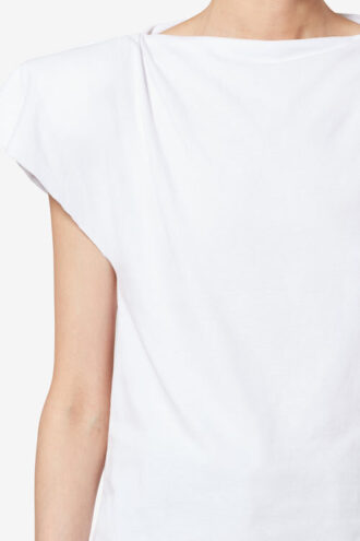 Sebani Asymmetrical Short-Sleeve T-Shirt Sebani Asymmetrical Short-Sleeve T-Shirt