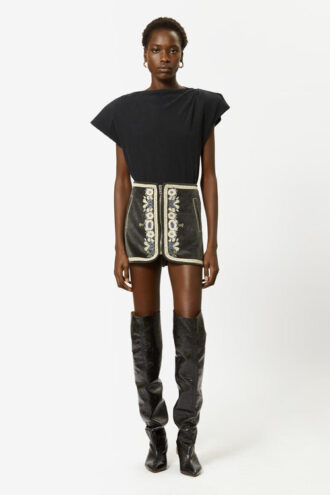 Sebani Asymmetrical Short-Sleeve T-Shirt Sebani Asymmetrical Short-Sleeve T-Shirt