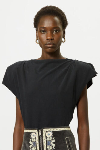 Sebani Asymmetrical Short-Sleeve T-Shirt Sebani Asymmetrical Short-Sleeve T-Shirt