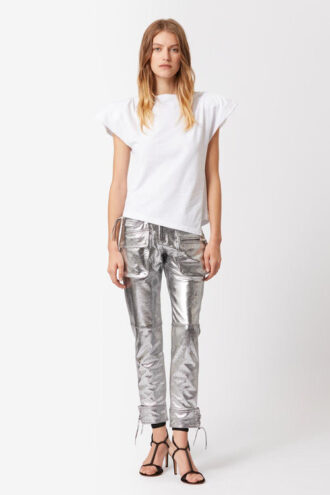 Sebani Padded Asymmetric T-Shirt Sebani Padded Asymmetric T-Shirt