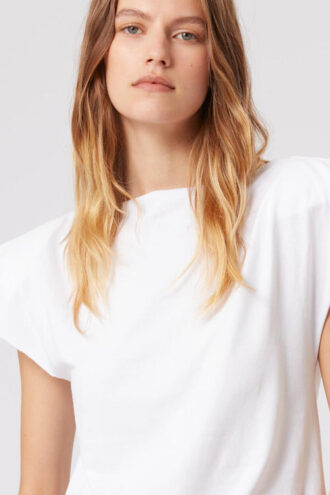Sebani Padded Asymmetric T-Shirt Sebani Padded Asymmetric T-Shirt