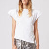 Sebani Padded Asymmetric T-Shirt Sebani Padded Asymmetric T-Shirt