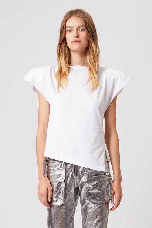 Sebani Padded Asymmetric T-Shirt Sebani Padded Asymmetric T-Shirt