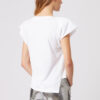 Sebani Padded Asymmetric T-Shirt Sebani Padded Asymmetric T-Shirt