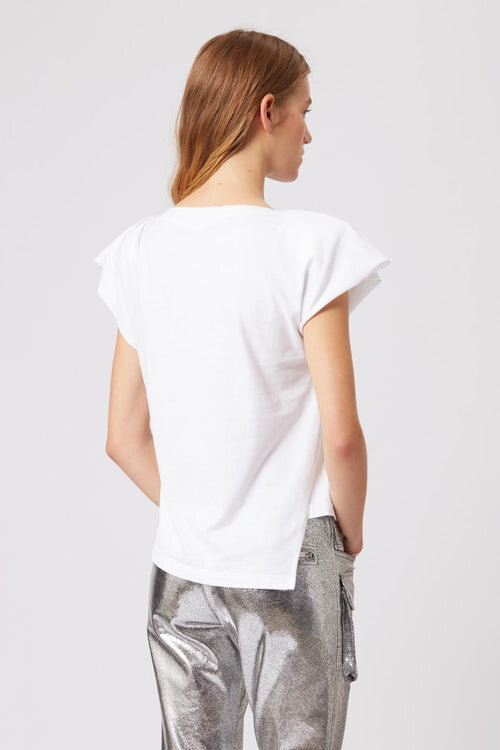 Sebani Padded Asymmetric T-Shirt Sebani Padded Asymmetric T-Shirt