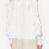 Seila Flowing Blouse with Lace and Ruffles Seila Flowing Blouse with Lace and Ruffles