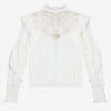 Seila Flowing Blouse with Lace and Ruffles Seila Flowing Blouse with Lace and Ruffles