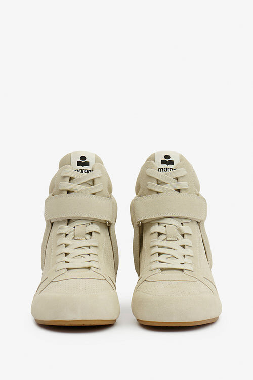 Sennyh High-Top Suede Calfskin Leather Sneakers Sennyh High-Top Suede Calfskin Leather Sneakers
