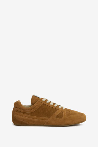 Sennyh Low-Top Suede Calfskin Leather Sneakers