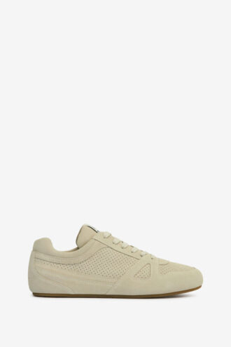 Sennyh Low-Top Suede Calfskin Leather Sneakers