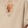Shana Tunic Style Openwork Cotton Top Shana Tunic Style Openwork Cotton Top
