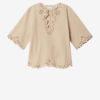 Shana Tunic Style Openwork Cotton Top Shana Tunic Style Openwork Cotton Top