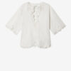 Shana Tunic Style Openwork Cotton Top Shana Tunic Style Openwork Cotton Top