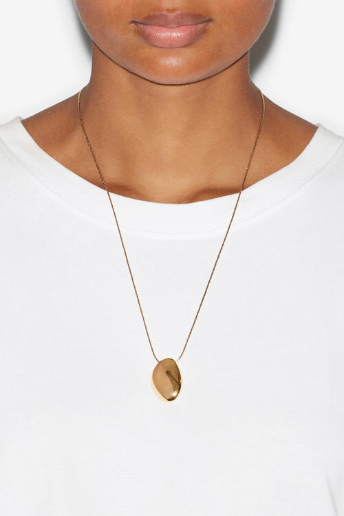 Shiny Day Pendant Necklace in Gold-Finish Brass Shiny Day Pendant Necklace in Gold-Finish Brass