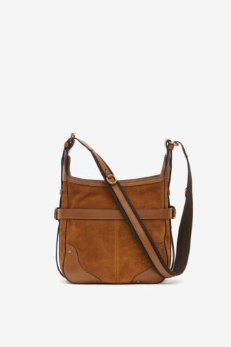 Sierra Hobo S Shoulder Bag in Suede Leather