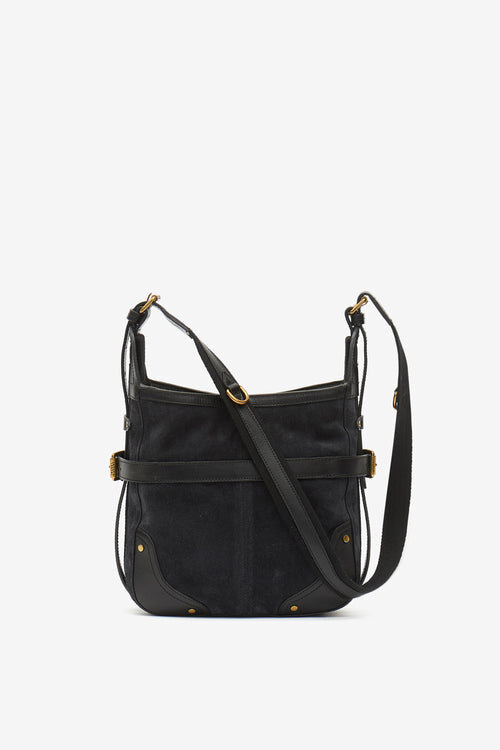 Sierra Hobo S Shoulder Bag in Suede Leather Sierra Hobo S Shoulder Bag in Suede Leather