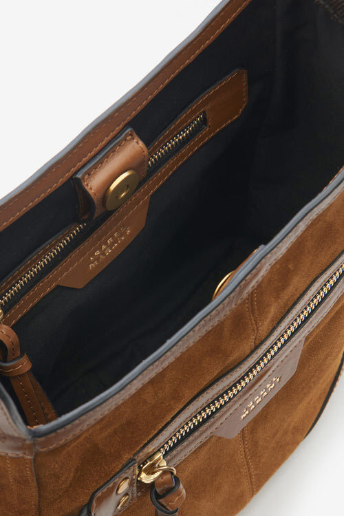 Sierra Hobo S Shoulder Bag in Suede Leather Sierra Hobo S Shoulder Bag in Suede Leather