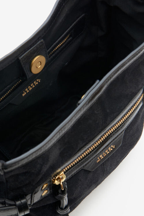 Sierra Hobo S Shoulder Bag in Suede Leather Sierra Hobo S Shoulder Bag in Suede Leather