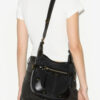 Sierra Hobo S Shoulder Bag in Suede Leather Sierra Hobo S Shoulder Bag in Suede Leather