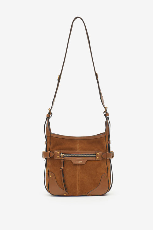 Sierra Hobo S Shoulder Bag in Suede Leather Sierra Hobo S Shoulder Bag in Suede Leather