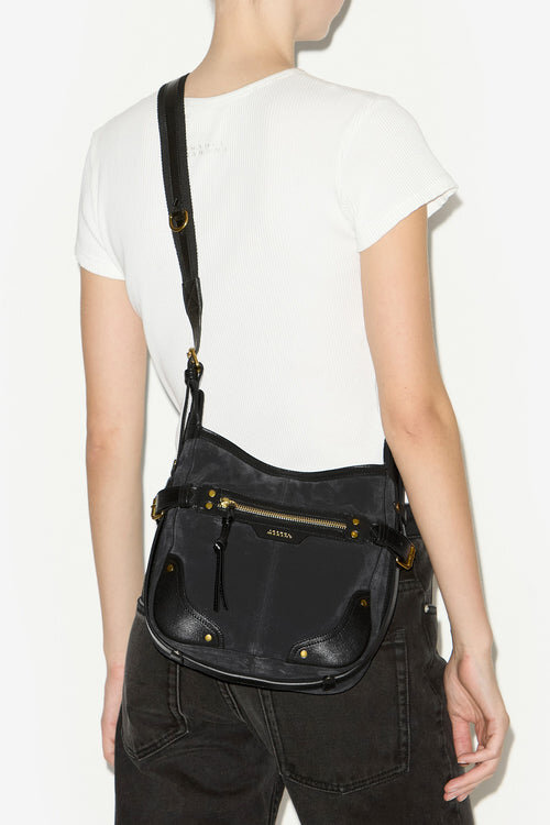 Sierra Hobo S Shoulder Bag in Suede Leather Sierra Hobo S Shoulder Bag in Suede Leather