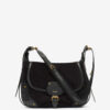 Sierra S Suede Calfskin Leather Messenger Bag Sierra S Suede Calfskin Leather Messenger Bag