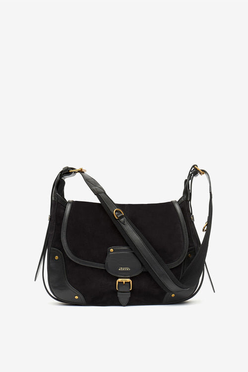 Sierra S Suede Calfskin Leather Messenger Bag Sierra S Suede Calfskin Leather Messenger Bag