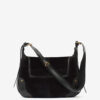 Sierra S Suede Calfskin Leather Messenger Bag Sierra S Suede Calfskin Leather Messenger Bag