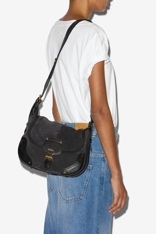 Sierra S Suede Calfskin Leather Messenger Bag Sierra S Suede Calfskin Leather Messenger Bag