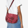 Sierra S Suede Calfskin Leather Messenger Bag Sierra S Suede Calfskin Leather Messenger Bag