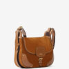 Sierra S Suede Calfskin Leather Messenger Bag Sierra S Suede Calfskin Leather Messenger Bag