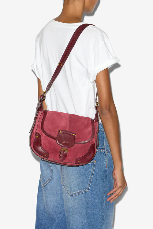 Sierra S Suede Calfskin Leather Messenger Bag Sierra S Suede Calfskin Leather Messenger Bag