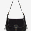 Sierra S Suede Calfskin Leather Messenger Bag Sierra S Suede Calfskin Leather Messenger Bag