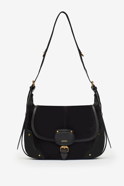 Sierra S Suede Calfskin Leather Messenger Bag Sierra S Suede Calfskin Leather Messenger Bag