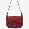 Sierra S Suede Calfskin Leather Messenger Bag Sierra S Suede Calfskin Leather Messenger Bag