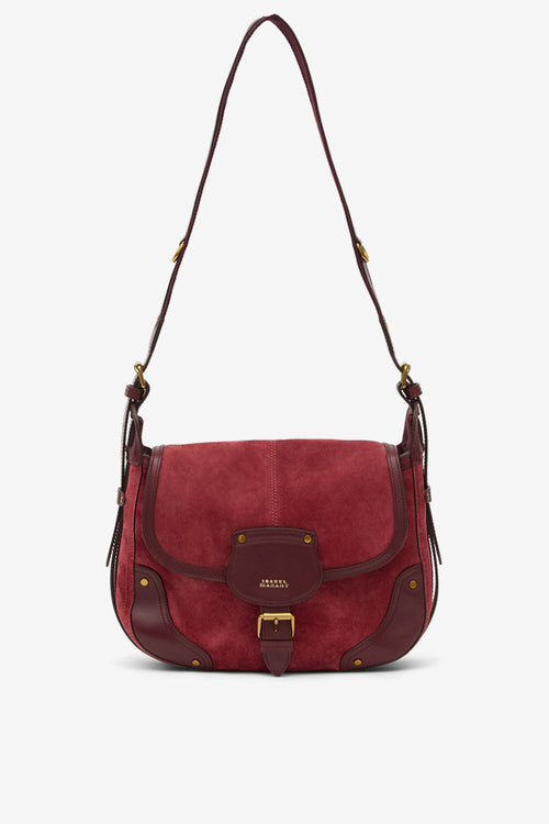 Sierra S Suede Calfskin Leather Messenger Bag Sierra S Suede Calfskin Leather Messenger Bag