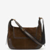 Sierra Suede Leather Messenger Bag