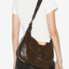 Sierra Suede Leather Messenger Bag
