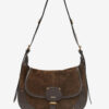 Sierra Suede Leather Messenger Bag