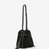 Silao Braided Suede Calfskin Leather Bucket Bag