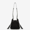 Silao Braided Suede Calfskin Leather Bucket Bag