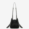 Silao Braided Suede Calfskin Leather Bucket Bag