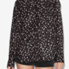 Silk Polka Dot Print Blouse