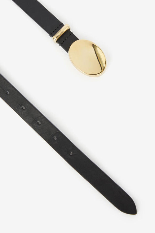 Silvana Oval Buckle Belt Silvana Oval Buckle Belt