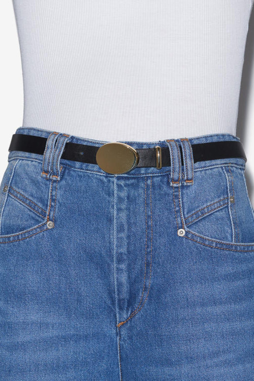 Silvana Oval Buckle Belt Silvana Oval Buckle Belt