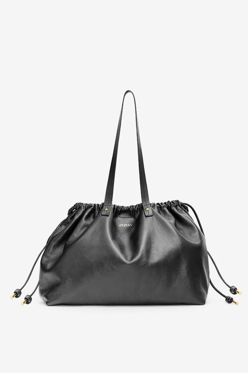 Silven E/W Shiny Leather Tote Bag Silven E/W Shiny Leather Tote Bag