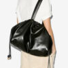 Silven E/W Shiny Leather Tote Bag Silven E/W Shiny Leather Tote Bag