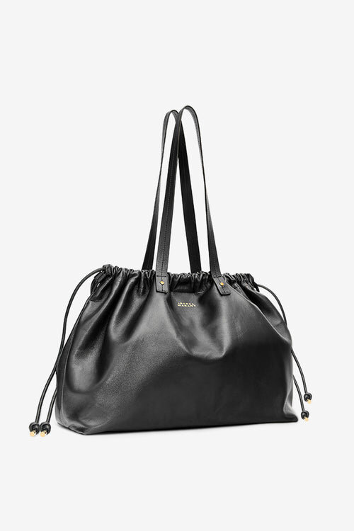Silven E/W Shiny Leather Tote Bag Silven E/W Shiny Leather Tote Bag