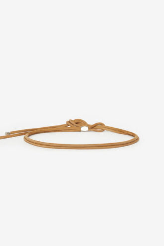 Silvia Tie Belt in Lambskin Leather