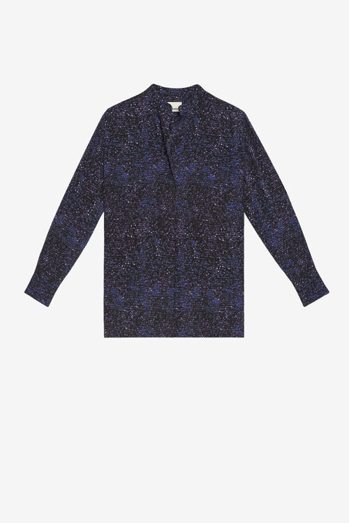Sima Printed Silk Blouse Sima Printed Silk Blouse